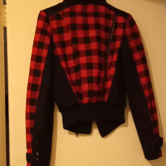 Red plaid jacket - Picture 2 of 2
